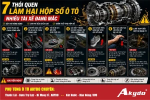7 Thói Quen Làm Hại Hộp Số Ô Tô Mà Nhiều Tài Xế Vẫn Mắc Phải