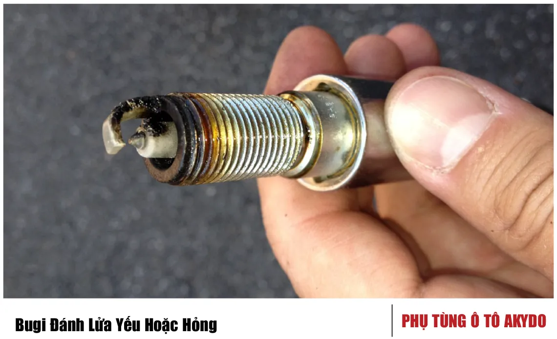 Bugi Đánh Lửa Yếu Hoặc Hỏng