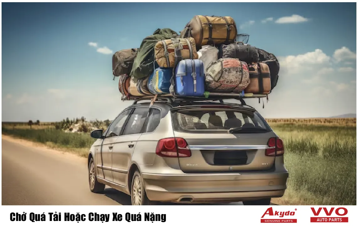Chở Quá Tải Hoặc Chạy Xe Quá Nặng