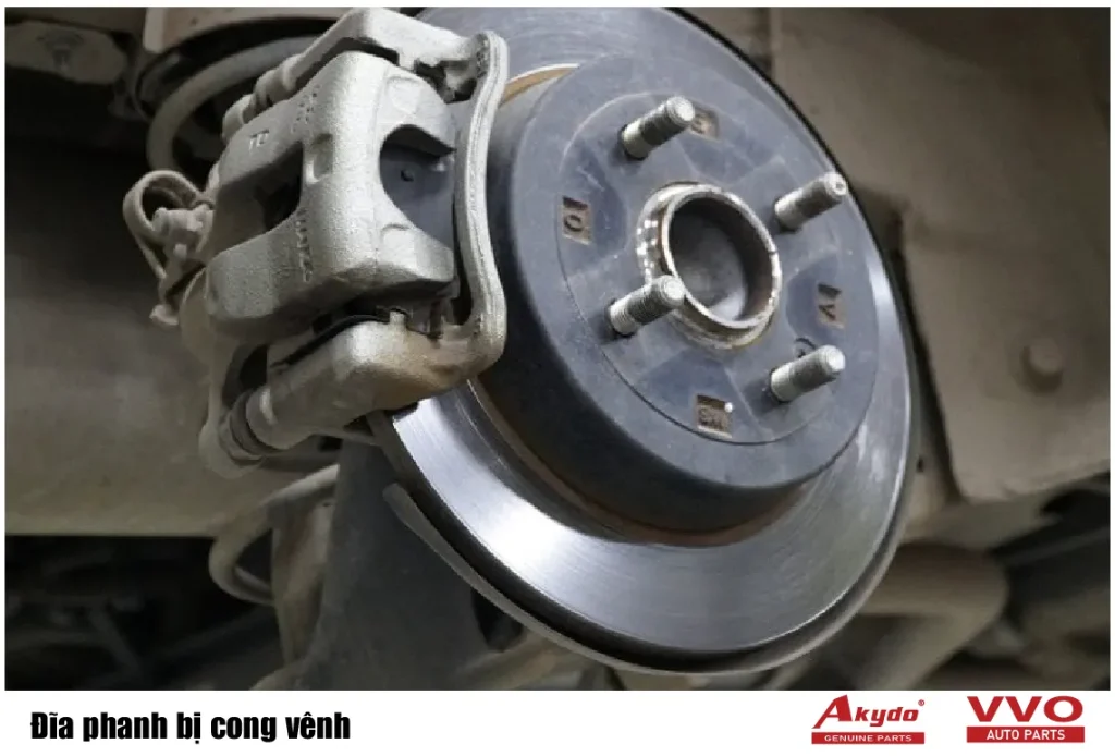 Đĩa phanh bị cong vênh