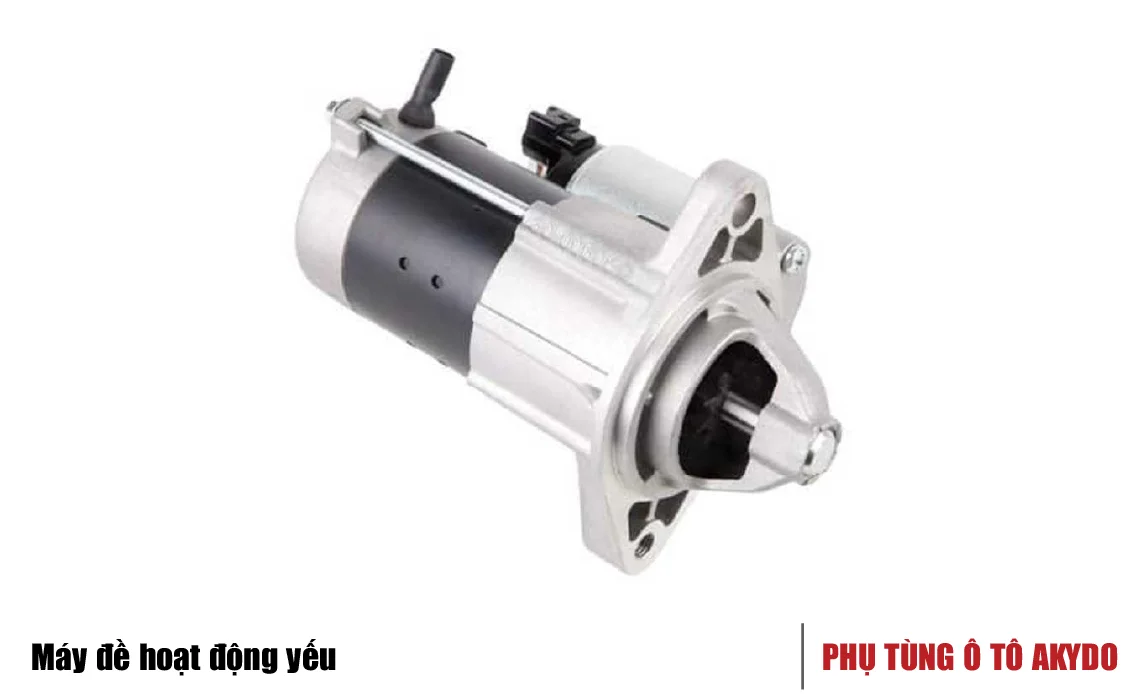 Máy đề hoạt động yếu