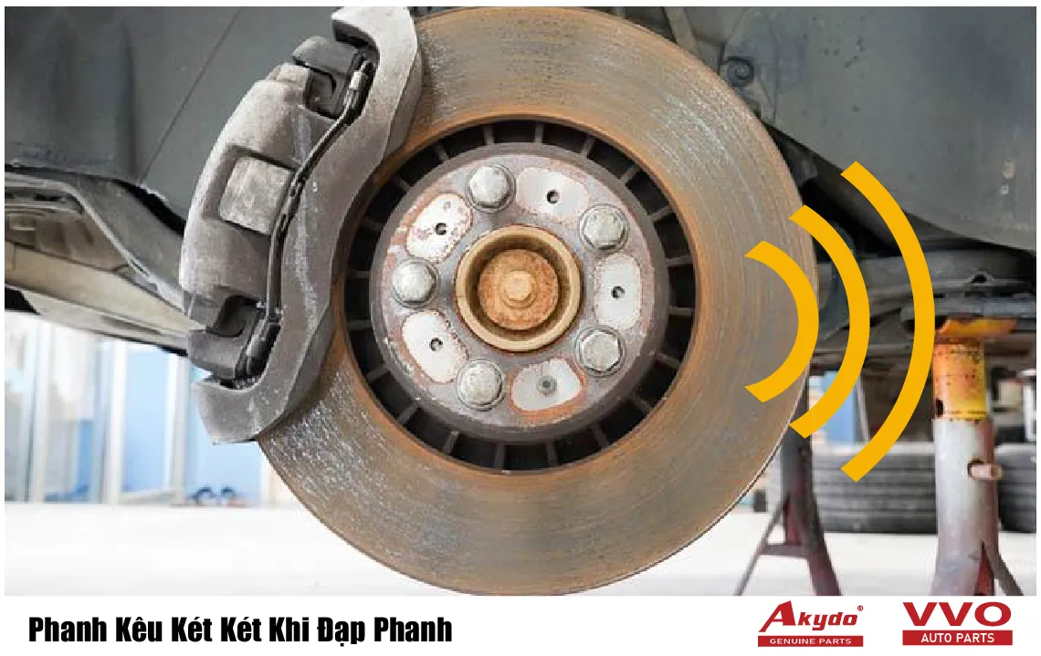 Phanh Kêu Két Két Khi Đạp Phanh