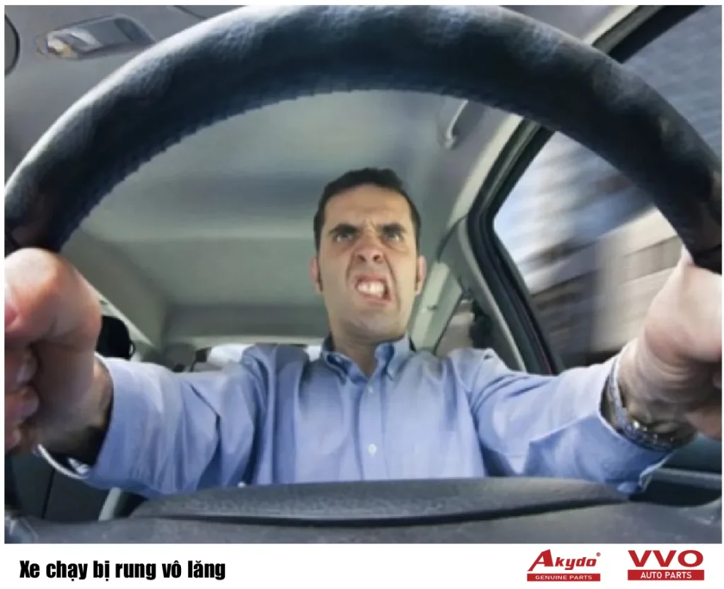 Xe chạy bị rung vô lăng