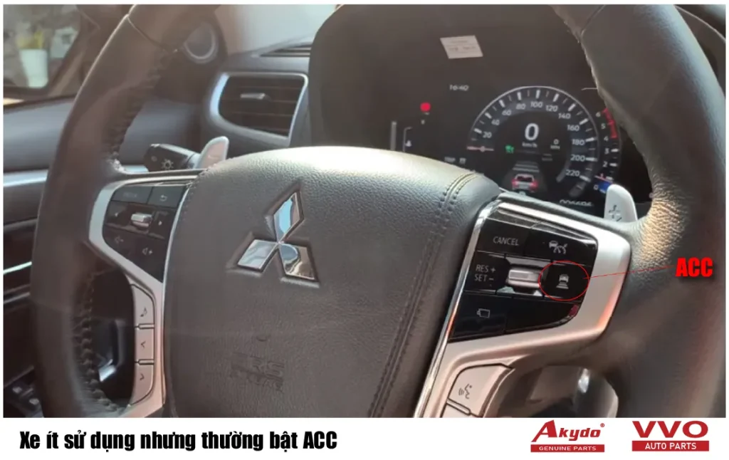 Xe ít sử dụng nhưng thường bật ACC