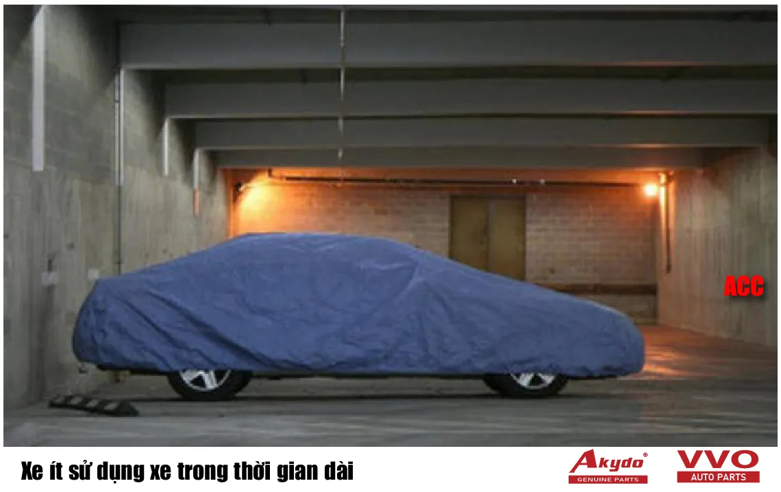 Xe ít sử dụng xe trong thời gian dài